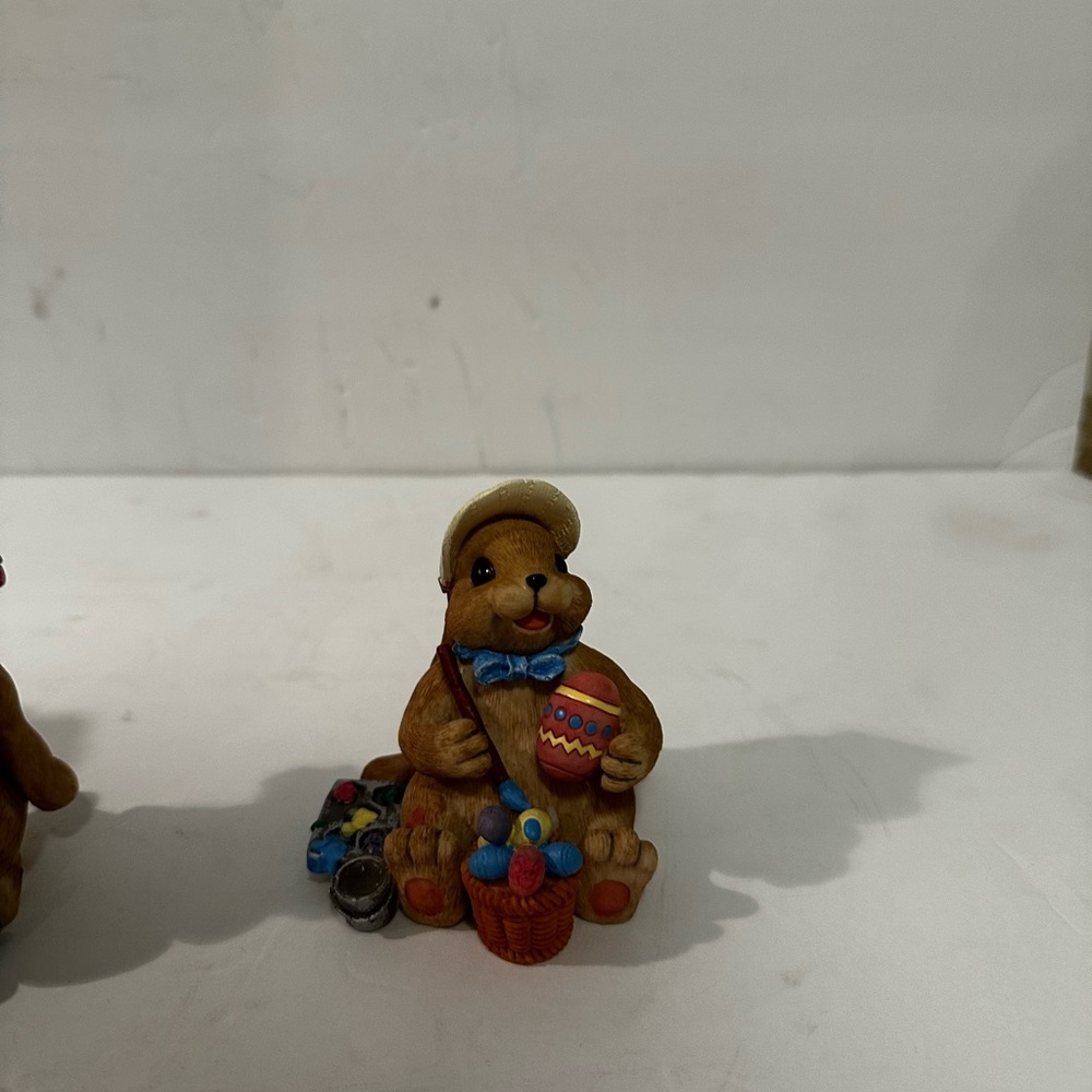 Vintage Mervyns 1998 Bunny Family Figurines Lot of 3 new Easter bunnies - Picture 4 of 11